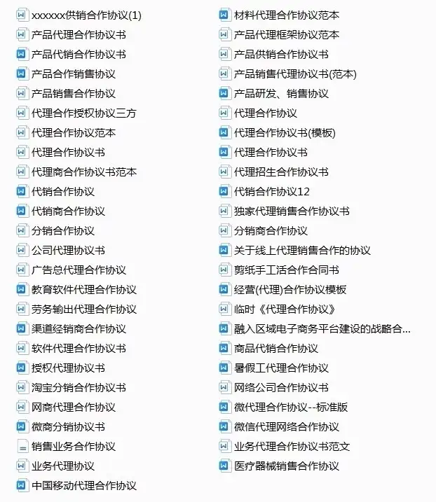 图片[13]-780套公司合作协议模版【全行业各种类】-各种专案业务渠道商务战略合作框架合同【电商热销24】-暗冰资源网