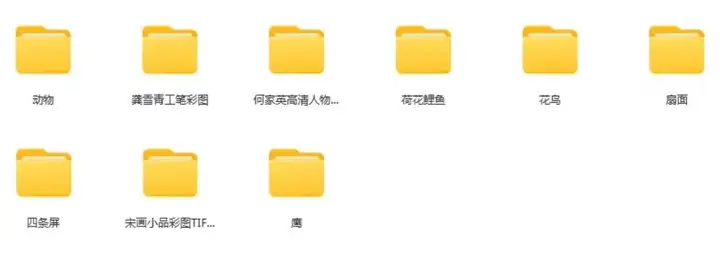 图片[5]-1万+128G工笔画白描底稿高清图片集素材小品人物花鸟观音线稿临摹电子版【电商热销10】-暗冰资源网