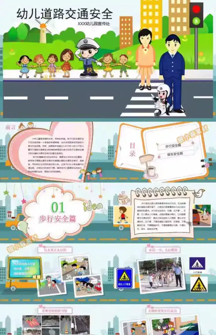 图片[3]-68款交通安全PPT模版【可编辑直接用】高初中小学儿童交通安全教育课件PPT模板【电商热销533】-暗冰资源网