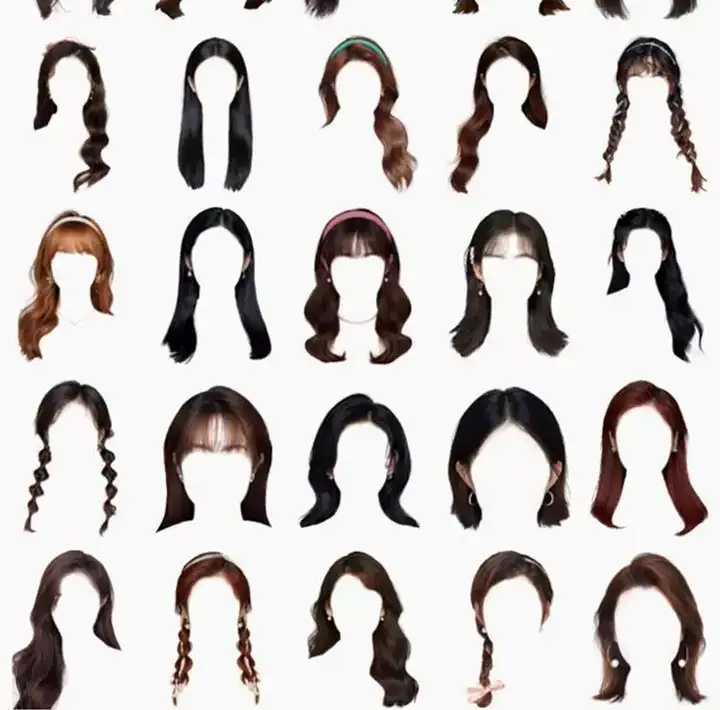 图片[7]-571款男女发型素材【可直接套用】海马体证件照PS头发素材模版假发免扣png发型模板【电商热销843】-暗冰资源网