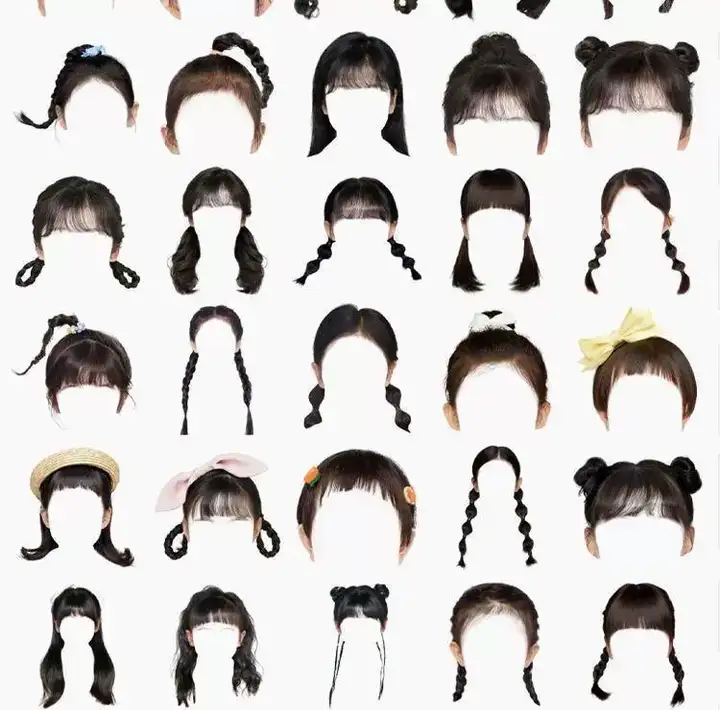 图片[20]-571款男女发型素材【可直接套用】海马体证件照PS头发素材模版假发免扣png发型模板【电商热销843】-暗冰资源网