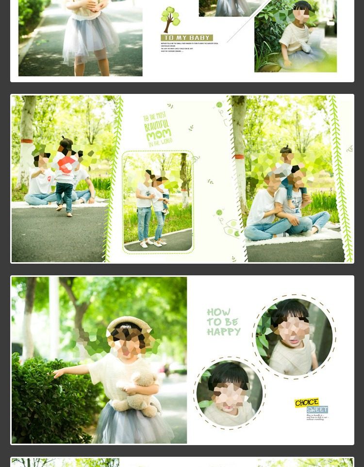图片[3]-118套亲子外景相册模板-影楼外景排版可直接修改使用摄影写真PSD模板设计素材【电商热销953】-暗冰资源网