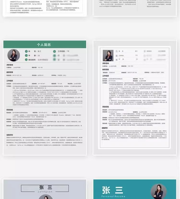 图片[12]-127套程序员简历模版-互联网IT行业web前端开发工程师求职资料【电商热销968】-暗冰资源网