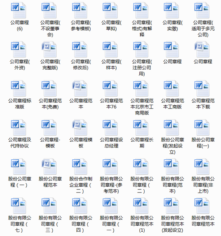 图片[7]-500套企业公司章程-有限责任公司章程模板范本电子版个人独资多人合资企业合伙协议【电商热销636】-暗冰资源网