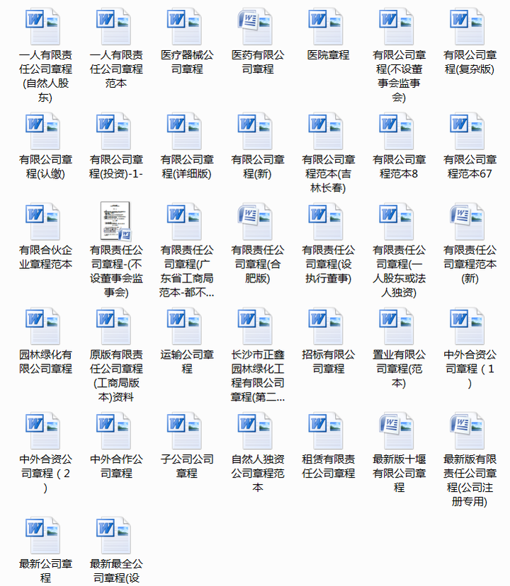 图片[10]-500套企业公司章程-有限责任公司章程模板范本电子版个人独资多人合资企业合伙协议【电商热销636】-暗冰资源网