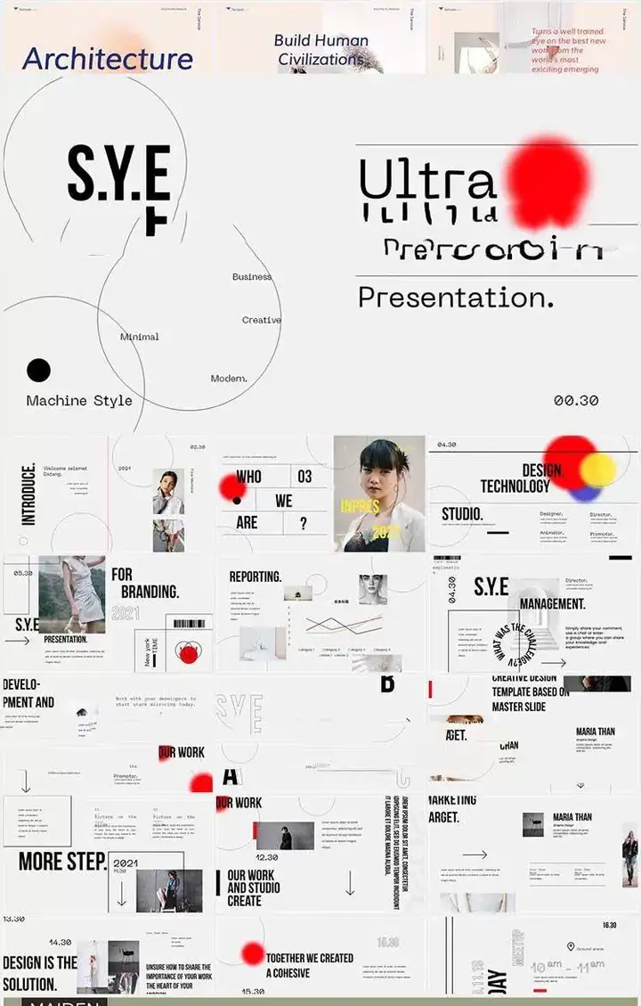 图片[5]-100套极简抽象艺术感PPT模版素材-极简高级感创意毕业答辩作品集工作总结汇报活动策划简约PPT模板【电商热销648】-暗冰资源网