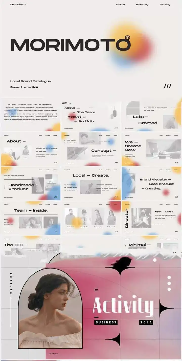 图片[7]-100套极简抽象艺术感PPT模版素材-极简高级感创意毕业答辩作品集工作总结汇报活动策划简约PPT模板【电商热销648】-暗冰资源网