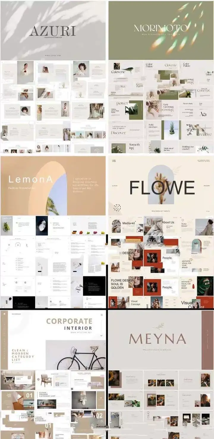 图片[14]-100套极简抽象艺术感PPT模版素材-极简高级感创意毕业答辩作品集工作总结汇报活动策划简约PPT模板【电商热销648】-暗冰资源网