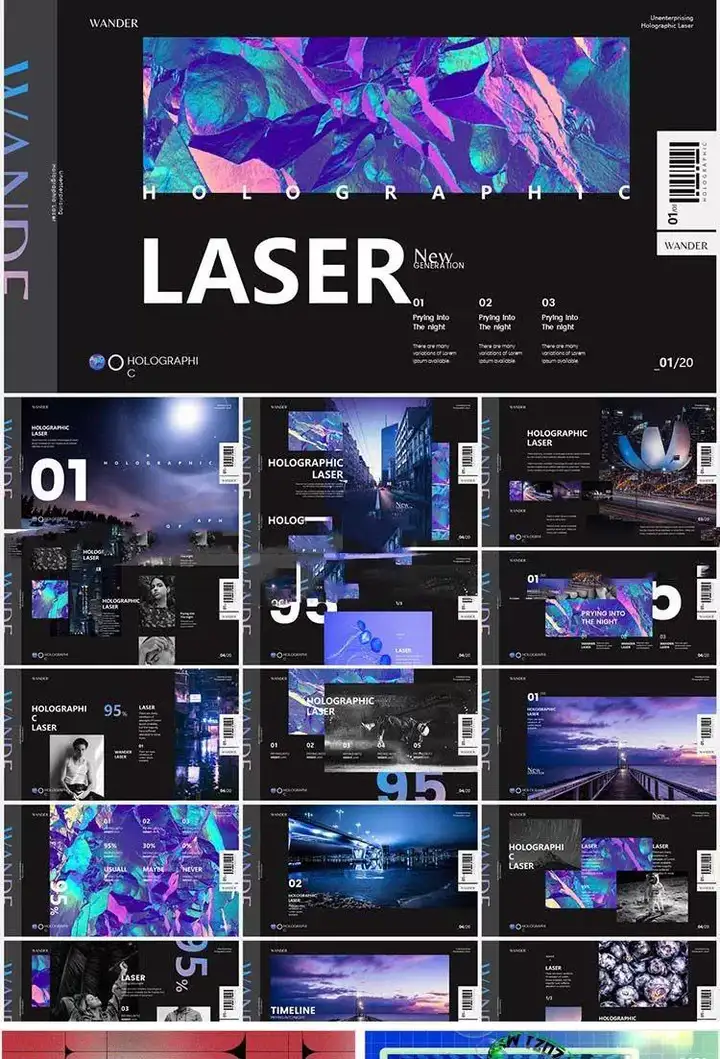 图片[15]-100套极简抽象艺术感PPT模版素材-极简高级感创意毕业答辩作品集工作总结汇报活动策划简约PPT模板【电商热销648】-暗冰资源网