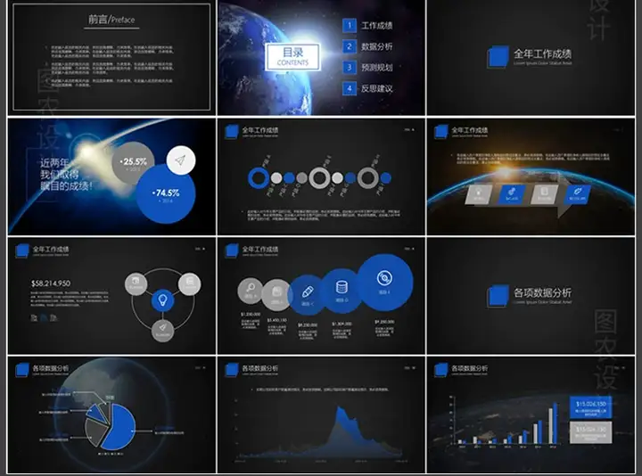 图片[20]-150套高端动感PPT模板-3D炫酷动态高端科技感简约动画大气工作汇报商务制作宽屏【电商热销566】-暗冰资源网