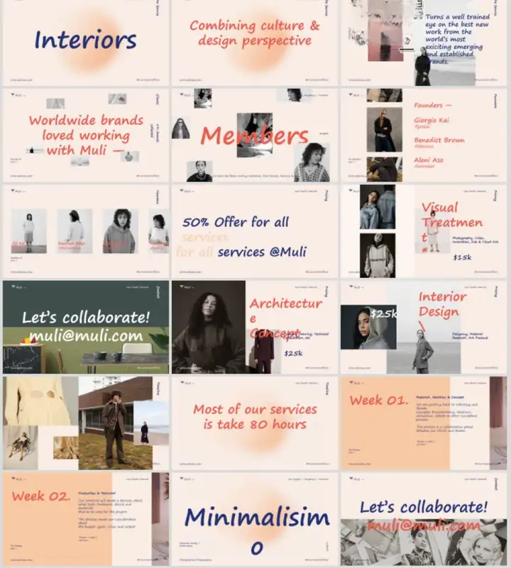 图片[4]-41套高级PPT模版素材-高级感作品集PPT模板 抽象艺术设计感排版求职面试活动汇报通用【电商热销698】-暗冰资源网