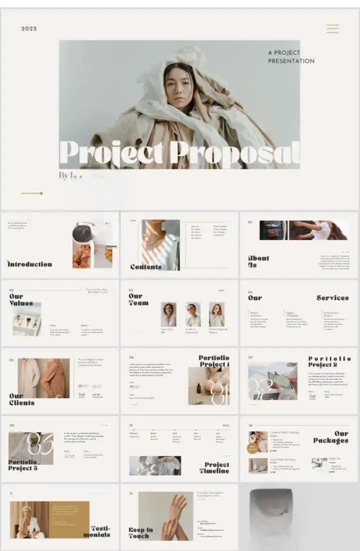 图片[10]-41套高级PPT模版素材-高级感作品集PPT模板 抽象艺术设计感排版求职面试活动汇报通用【电商热销698】-暗冰资源网