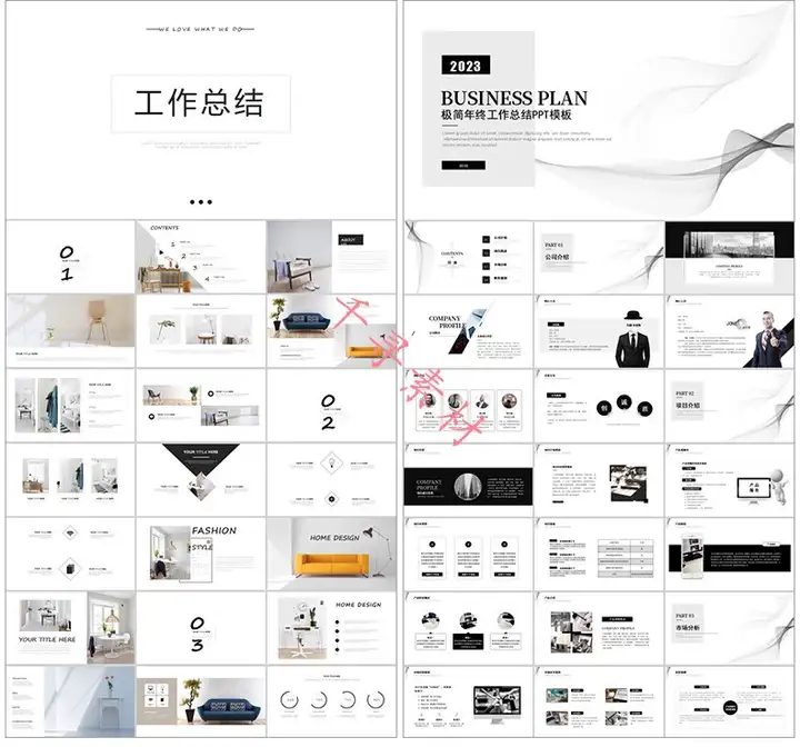 图片[9]-99999套ppt模板合集-动态极简大气高端工作汇报毕业答辩教学课件简约演讲素材【电商热销43】-暗冰资源网