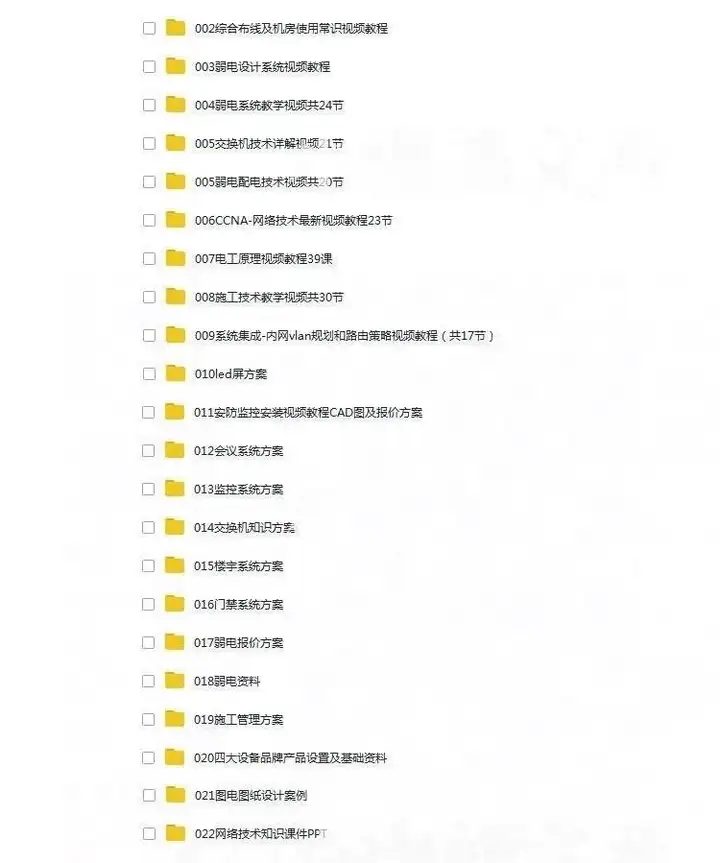 图片[3]-弱电系统全套资料-弱电方案教程资料工程门禁系统图纸报价方案安防监控视频【电商热销749】-暗冰资源网