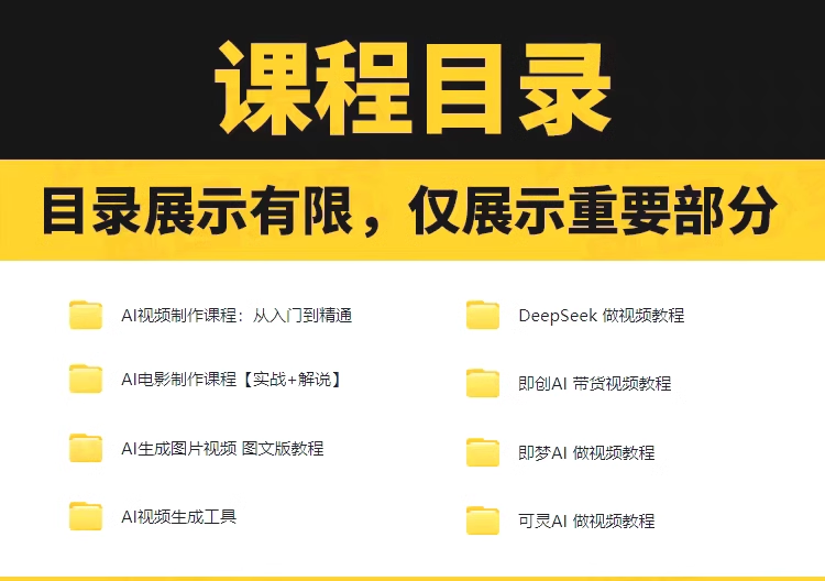 图片[3]-DeepSeek AI视频制作教程+短视频全套技能自学课程，从入门到精通素材【电商热销992】-欢迎访问本站