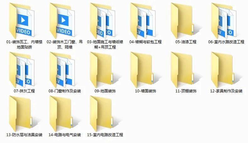 图片[3]-360课全套家装装修施工工艺视频-家装水电木工吊顶油漆工艺教程【电商热销914】-暗冰资源网