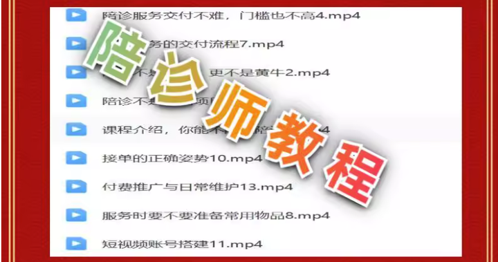 图片[5]-陪诊师教程小白快速入门视频【0基础入门陪诊】陪诊师免责协议陪诊服务流程【电商热销697】-暗冰资源网