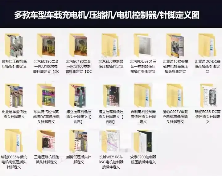 图片[3]-新能源汽车维修资料拓扑原理针脚图芯片三电控制器充电机压缩机【电商热销4】-暗冰资源网