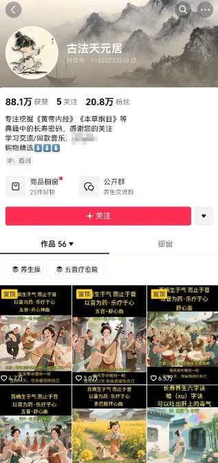 图片[2]-2025古法五音养生疗愈的视频制作教程【10天涨粉10W】2-4小时就能学会-暗冰资源网