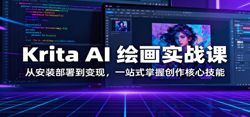 Krita AI 绘画实战教程：从安装部署到变现，2025一站式掌握创作核心技能-欢迎访问本站