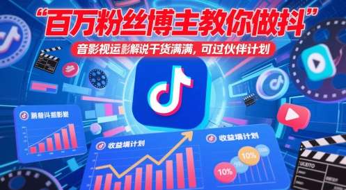 抖音影视搬运影视解说教程：素材+去水印+去重变原创+制作变现【2025自媒体课程】-欢迎访问本站
