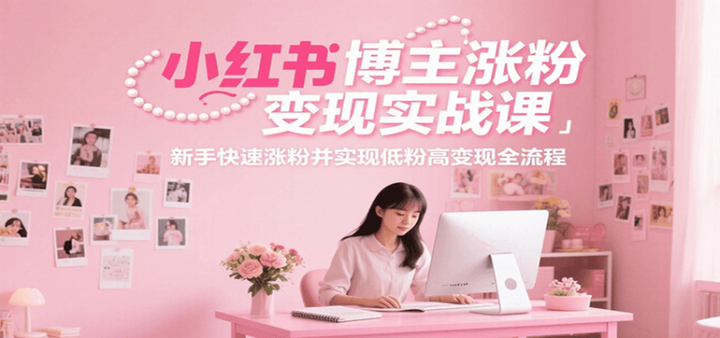 小红书博主涨粉变现实战课，新手快速涨粉并实现低粉高变现全流程26-欢迎访问本站