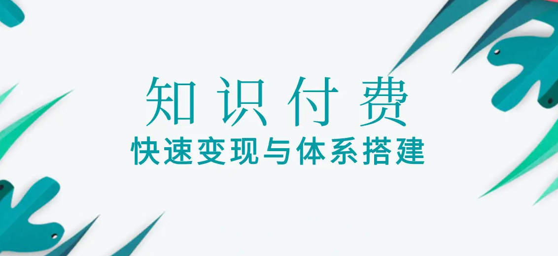 知识付费项目实操课程，教你个人如何做知识付费【视频教程】-欢迎访问本站