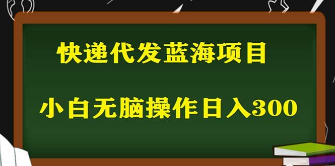 日入300+蓝海快递代发项目，小白零成本照抄即可-欢迎访问本站