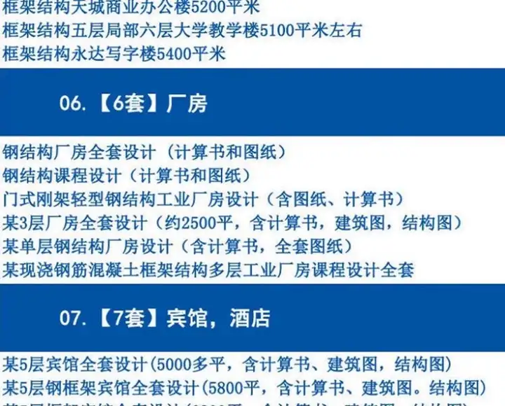 图片[6]-700+套6.88G土木工程毕业设计范本-开题报告计算书预算书建筑结构施工方案设计图纸【电商热销26】-暗冰资源网