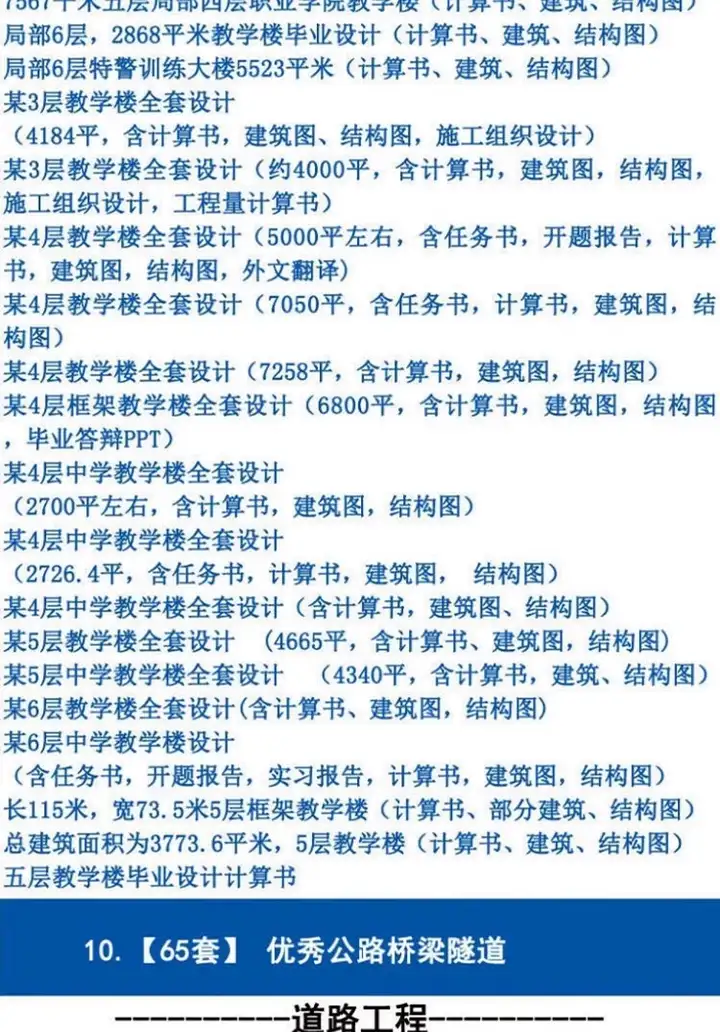 图片[10]-700+套6.88G土木工程毕业设计范本-开题报告计算书预算书建筑结构施工方案设计图纸【电商热销26】-暗冰资源网