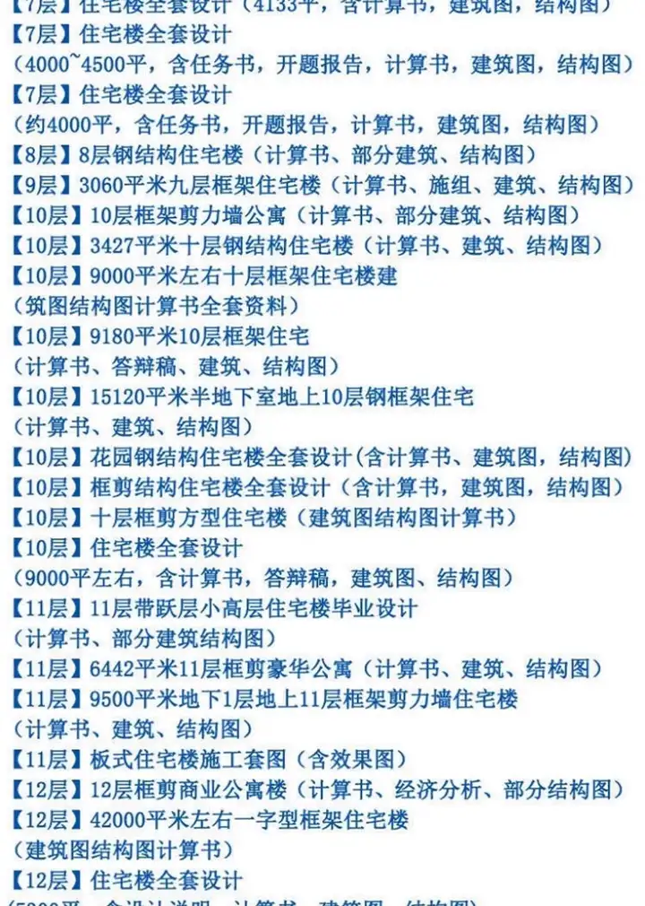 图片[16]-700+套6.88G土木工程毕业设计范本-开题报告计算书预算书建筑结构施工方案设计图纸【电商热销26】-暗冰资源网