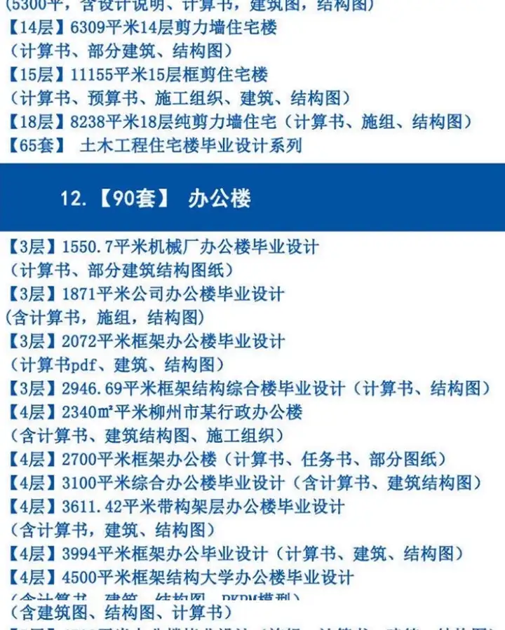 图片[17]-700+套6.88G土木工程毕业设计范本-开题报告计算书预算书建筑结构施工方案设计图纸【电商热销26】-暗冰资源网