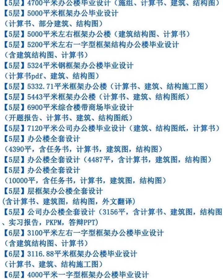 图片[18]-700+套6.88G土木工程毕业设计范本-开题报告计算书预算书建筑结构施工方案设计图纸【电商热销26】-暗冰资源网