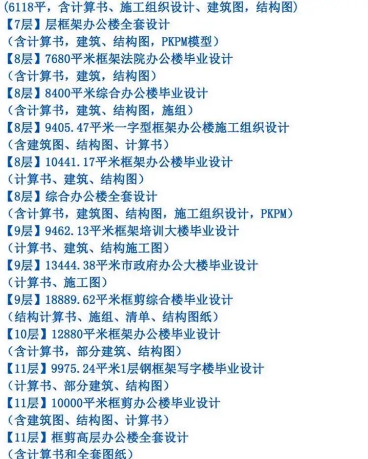 图片[20]-700+套6.88G土木工程毕业设计范本-开题报告计算书预算书建筑结构施工方案设计图纸【电商热销26】-暗冰资源网