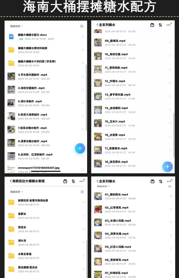 图片[2]-网红大桶糖水技术配方海南摆摊小吃奶茶水果茶广式制作教程商用【电商热销439】-暗冰资源网