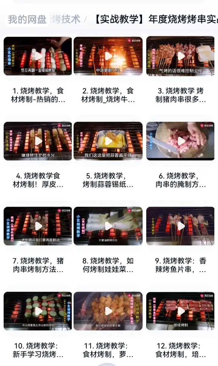 图片[4]-烧烤技术配方视频教程商用新手自学腌酱料撒料淄博摆摊小吃电子版【电商热销581】-暗冰资源网