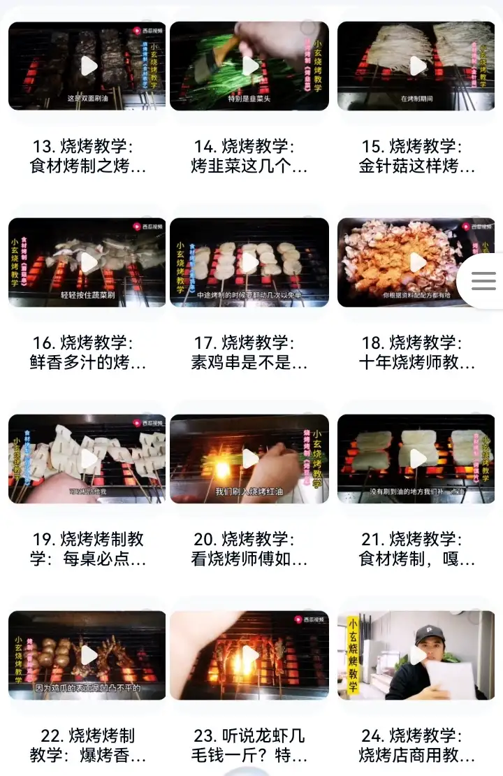 图片[5]-烧烤技术配方视频教程商用新手自学腌酱料撒料淄博摆摊小吃电子版【电商热销581】-暗冰资源网