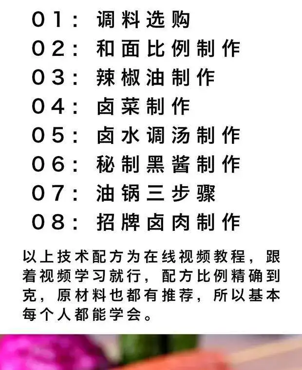 图片[3]-夜市摆摊小吃卤肉卷资料教程-老北京鸡肉卷面饼技术配方教程做法学习培训课【电商热销594】-暗冰资源网