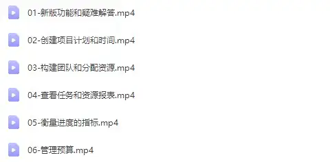 图片[16]-Project零基础视频教程-PMP项目管理工程办公流程甘特图日程表课程【电商热销726】-暗冰资源网