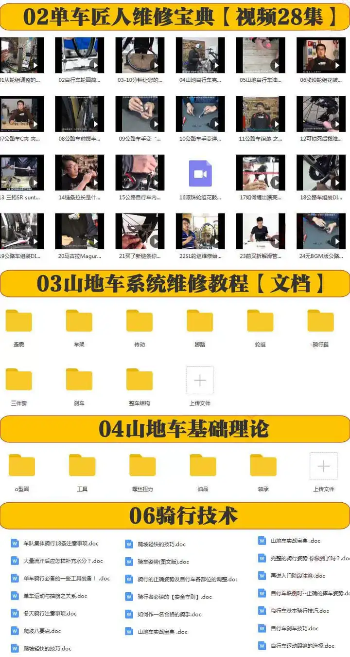 图片[4]-山地自行车维修教程-山地车维修保养视频教程组装变速调试修理技巧教学【电商热销822】-暗冰资源网