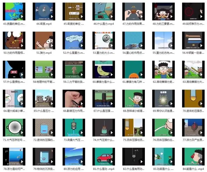 图片[4]-144集初中物理视频课-初中物理素材趣味看动画片启蒙动漫视频素材【电商热销852】-暗冰资源网