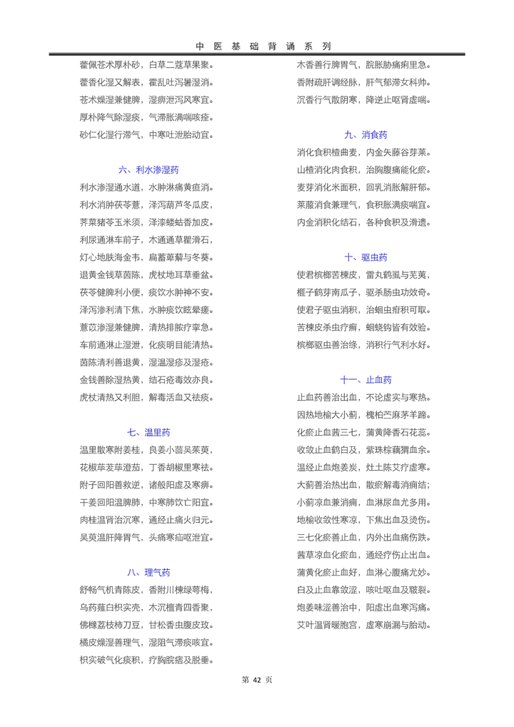 图片[5]-中医背诵歌诀-中医考研执业医背诵歌诀中医基础诊断方剂学中药学口诀知识点【电商热销528】-暗冰资源网