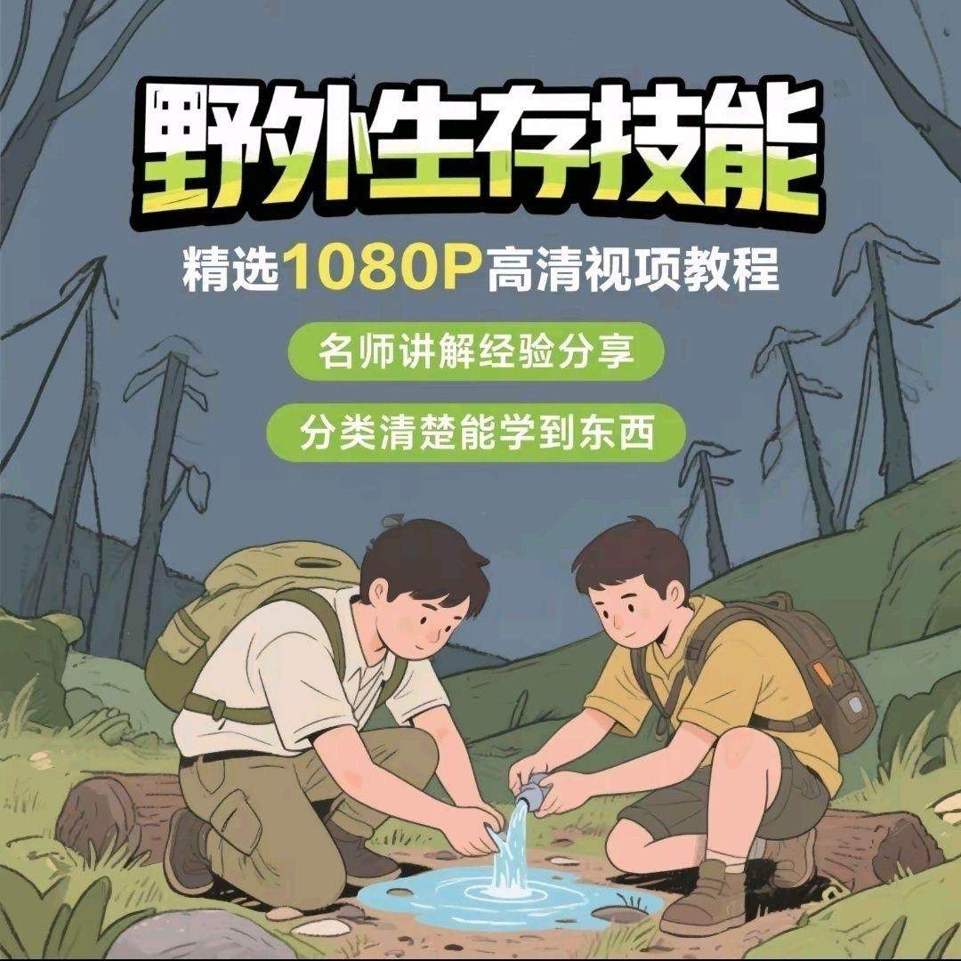 图片[3]-野外生存知识技能培训教程-户外运动小学野外急救求生影片文件资料【电商热销991】-暗冰资源网