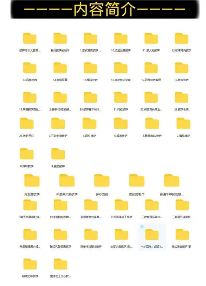 图片[2]-75种披萨技术做法配方教程-意大利薄底饼胚披萨配方30G视频+文档【电商热销662】-暗冰资源网