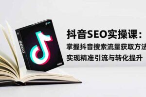 抖音SEO实战引流课：掌握抖音搜索流量获取方法，实现精准引流与转化提升-欢迎访问本站