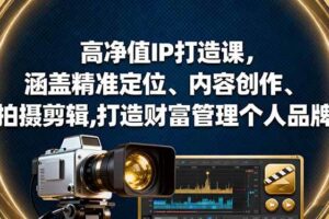 高净值IP打造课，涵盖精准定位、内容创作、拍摄剪辑,打造财富管理个人品牌-欢迎访问本站