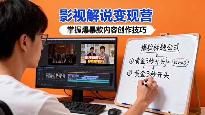 图片[1]-影视解说变现营：通过30+实战案例爆款内容创作技巧，掌握影视解说盈利密码-欢迎访问本站