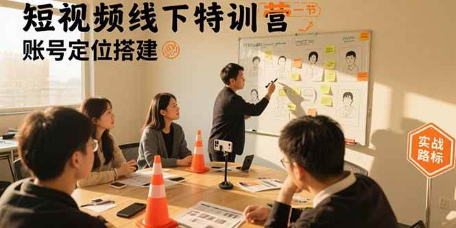图片[1]-短视频线下特训营：账号定位搭建/口播号拍摄剪辑/直播间流量入口/变现实战-欢迎访问本站