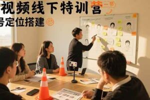 短视频线下特训营：账号定位搭建/口播号拍摄剪辑/直播间流量入口/变现实战-欢迎访问本站