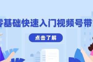 零基础快速入门视频号带货：学会用剪映制作爆款视频，助你变现收益翻倍-欢迎访问本站